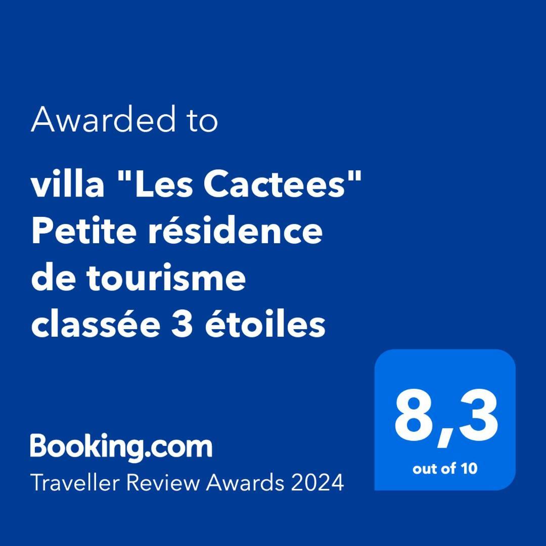 villa Les Cactees Petite résidence de tourisme classée 3 étoiles Antibes Exterior foto